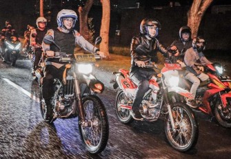 Patroli Malam Personel Polda Jatim 