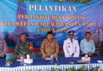 Pelantikan perangkat desa binaan