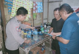 Patroli dan Razia Miras di wilayah 