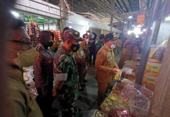 Sidak pasar tradisional jelang nataru