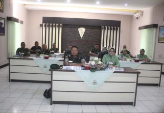 Danmenarmed 2 Kostrad Kolonel Arm Rizal Analdie saat webinar virtual