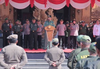 Apel Gelar Pasukan Persiapan Tahapan Pemilu 2024