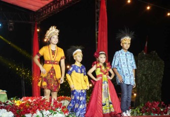 Batik Khas Papua Meriahkan HUT ke 6 Kodam Kasuari