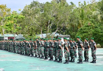 Apel Kesiapsiagaan Keamanan Nataru Korem 181/PVT