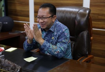 Taufik Madjid Sekjen Kementerian Desa, PDTT memberikan sambutan di Acara Sosialisasi Surat Edaran Mendes PDTT dan Kepala ANRI nomor 3 tahun 2022 secara virtual