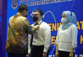 Diklat Dirjen Perhubungan Laut Arif Toha saat membuka Diklat Kompetensi Dokter Pemeriksa Kesehatan Pelaut