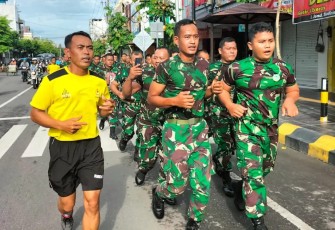 Lari gembira prajurit Korem 081/DSJ