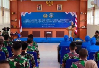Sosialisasi Peningkatan  Kesadaran Hukum di Lanal Sabang