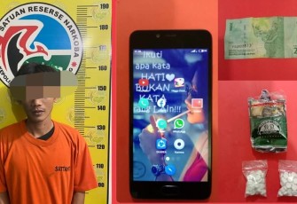 Pengedar pil double L asal Ngunut, Tulungagung, beserta barang bukti