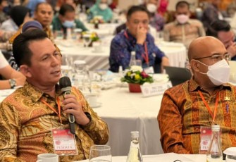 Gubernur Kepri, H.Ansar Ahmad, saat memaparkan gambaran umum dan arah kebijakan pembangunan Provinsi Kepri, Selasa (10/5/2022)