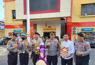 Polsek Rappocini Raih Juara Pertama Lomba Kebersihan 