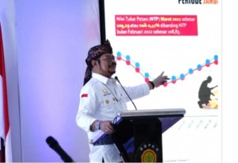 Mentan SYL saat memberikan TOT secara virtual di Jakarta 