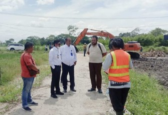 Kadiv Keimigrasian Ujo Sujoto tinjau persiapan pembangunan gedung Kanim Serang