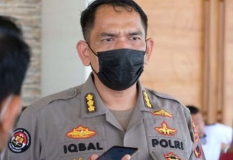 Kabid Humas Polda Jateng Kombes Pol Iqbal Alqudusy saat memberikan keterangan pers 
