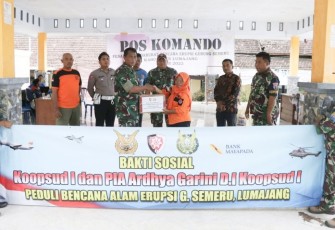 Bansos Peduli Erupsi Gunung Semeru Koopsud I