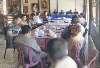 Rakor pengamanan jelang Nataru di wilayah Kabupaten Pacitan