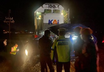 Kecelakaan Kereta Api di Desa Keras Kecamatan Geneng Kabupaten Ngawi