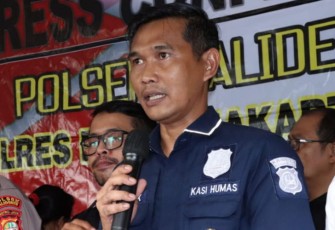 Kasi humas Polres Metro Jakarta Barat Kompol Moch Taufik Iksan