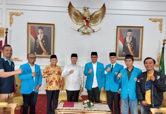 Foto bersama usai Audiensi Jumat (1/4/2022).