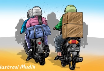ilustrasi mudik (klikwarta.com)