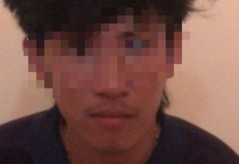 Terduga Pelaku Saat Diamankan  
