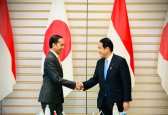 Presiden RI Ir H Joko Widodo saat berkunjung ke Jepang, Kamis kemarin. Foto: Twitter@Jokowi