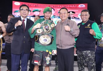 Kasad saat foto bersama Sertu Ghalatry Sonny