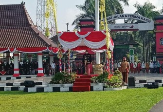 Upacara Hari Jadi Kota Blitar ke- 116 di Aloon-Aloon Kota Blitar