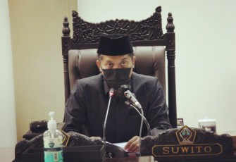 Ketua DPRD Kabupaten Blitar Suwito Saren Satoto