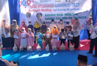 Acara Peringatan Harganas ke 29 Di DPPKBP3A Kabupaten Blitar Tahun 2022