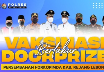 Vasksinasi bertabur doorprize Polres Rejang Lebong