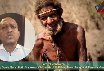 Samuel Mandowen (Ketua Garda Merah Putih/Tokoh Penggerak Pemuda Manokwari)