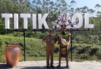 Titik Nol IKN Nusantara, Kalimantan Timur.