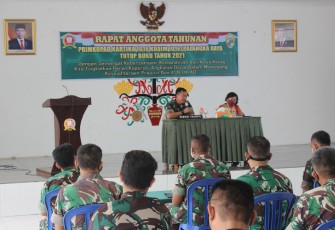 Rapat Anggota Tahunan Primkopad Kartika 1016 Tutup Buku Tahun 2021 