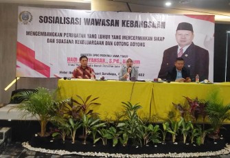 Cak Dedi saat gelar wawasan Kebangsaan pada Minggu (4/12/2022).