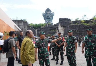Kasad Didampingi Irdam IX/Udayana saat Tinjau Venue G20