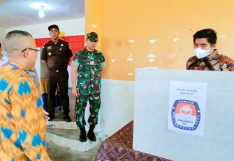 Plt Bupati Bintan beserta FKPD dan OPD saat Tinjau Kesiapan TPS 