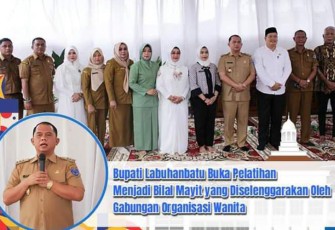 Bupati Labuhanbatu saat Buka Pelatihan Bilal Mayit 