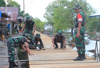 Kegiatan Fisik TMMD Ke-115 Kodim 1016/Palangka Raya Hampir 100 Persen 