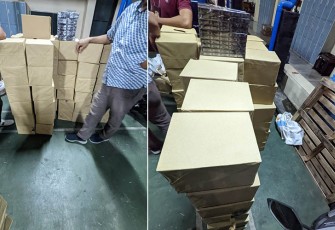 Pengiriman Rokok Ilegal Tanpa Cukai pasca Digagalkan Tim Bea Cukai Malang 