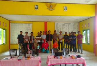 Penyuluhan dan Sosialisasi Desa Bersinar (Desa Bersih dan Bebas dari Narkoba) di desa Tri Jaya, Kecamatan Nasal, Kabupaten Kaur, Jum’at (23/12/2022).
