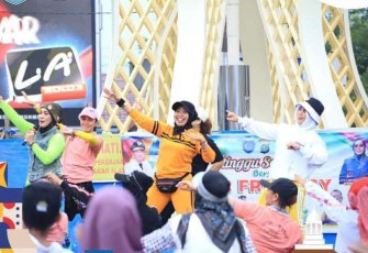 Persani dan Masyarakat Labuhanbatu Antusias Berolahraga di CFD 