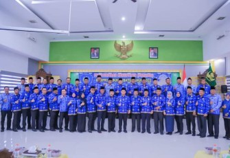 Pengukuhan Dewan Pengurus KORPRI Kabupaten Labuhanbatu Tahun 2022 yang diselenggarakan di Ruang Data dan Karya. Kamis (29/09/2022).