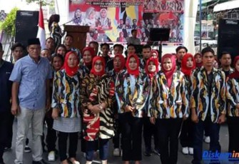 Wakil Bupati Labuhanbatu saat Hadiri Pelantikan PAC Pemuda Karya Nasional Rantau Utara 