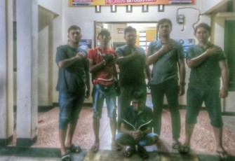 Terduga Pelaku saat Diamankan polisi