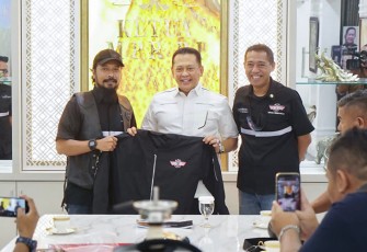 Bamsoet saat menerima pengurus HTCI, di Jakarta, Kamis (22/9/22).