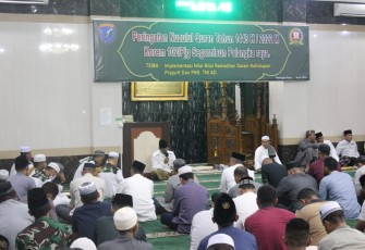 Anggota Kodim Palangka Raya Beserta Jajaran Korem 102/Pjg Peringati Acara Nuzulul Qur'an 
