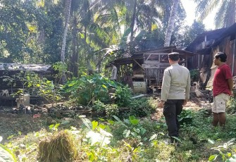 Satgas Polres Bengkulu Utara saat Gelar Binluh Kepada Peternak