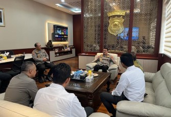 Kapolda Banten saat Terima Kunjungan Silaturahmi Bank BRI