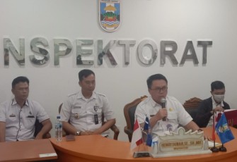 Inspektorat Pesibar saat Gelar Konferensi Pers, Kamis (30/12/2022).